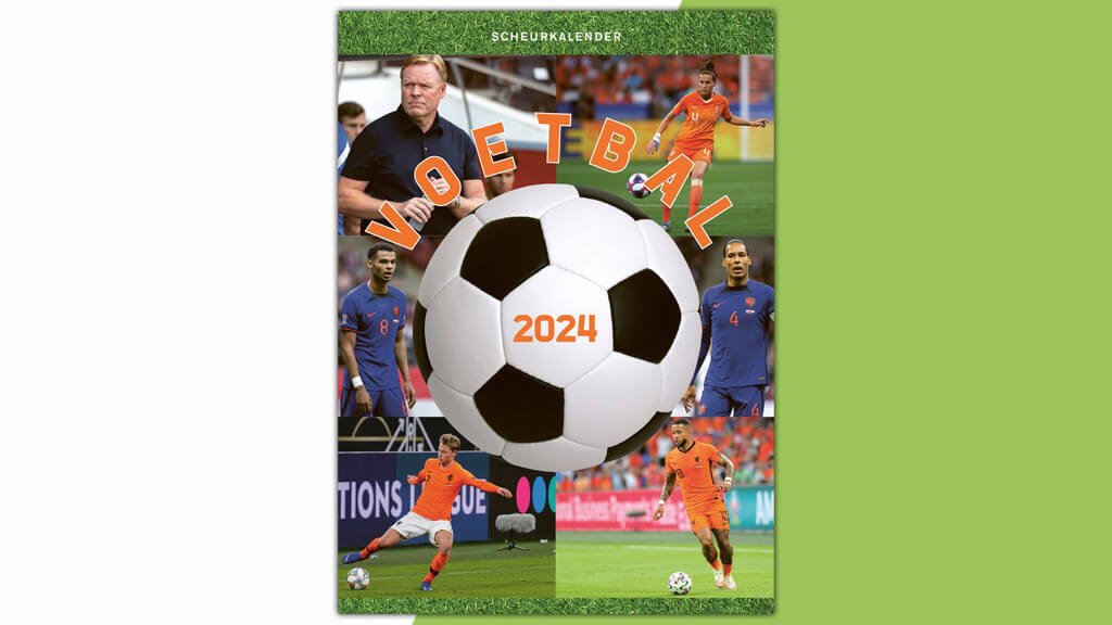 Voetbal scheurkalender 2024