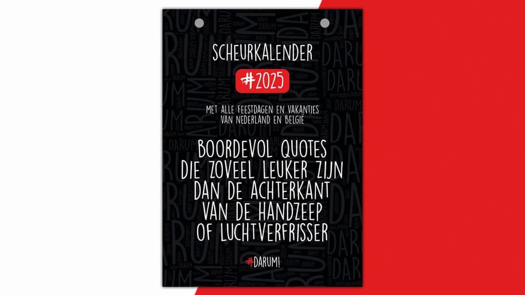 Darum scheurkalender 2025